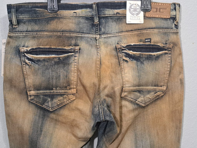 Jordan Craig Men’s Copper Wash Jeans, Size 38/32 6