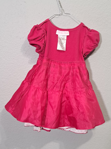 Bonnie Jean Girls Pink Ruffle Polka Dot Party Dress – Size 6–9 Months 5