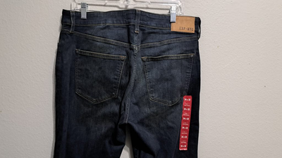 Express Men’s Athletic Slim Hyper Stretch Jeans Size 34x32 Dark Wash Denim NWT 8