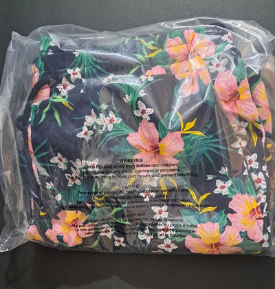 Divided Men’s Floral Print Sweat Shorts – Island Breeze Style, Size Large. 15