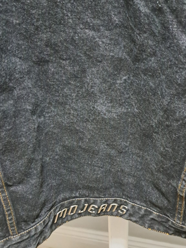 VINTAGE MOJEANS by Maurice Malone Black Denim Jean Jacket – Size 2XL 8