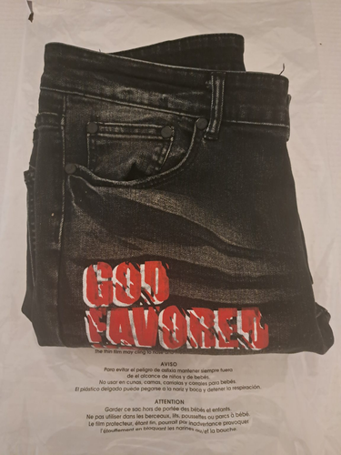 GFTD LA BLACK LANDON JEANS, SIZE 38. 16