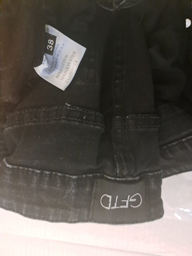 GFTD LA BLACK LANDON JEANS, SIZE 38. 10
