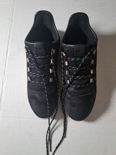 Adidas Men’s Tubular Shadow Black Suede Sneakers, Size 10. 4