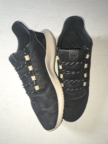 Adidas Men’s Tubular Shadow Black Suede Sneakers, Size 10. 2