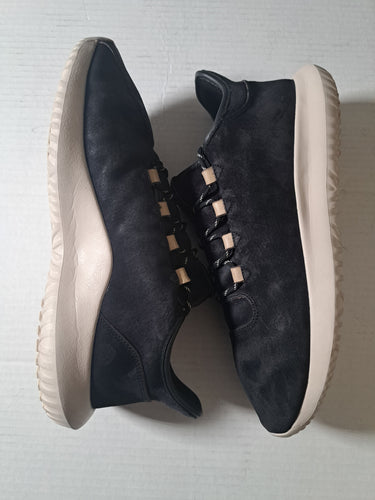 Adidas Men’s Tubular Shadow Black Suede Sneakers, Size 10. 8
