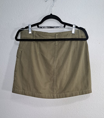 Cider Cargo Mini Skirt Olive Green Size Large NWT 3