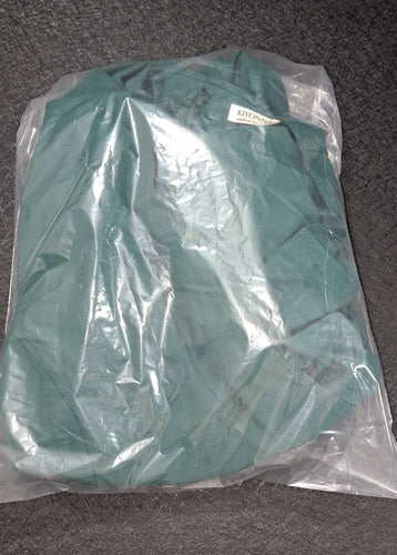 Kiyonna Evelyn Wide Leg Crop Jumpsuit Emerald Green Women’s Size 1XL NWT Elegant Wrap Tie Plus Size 14