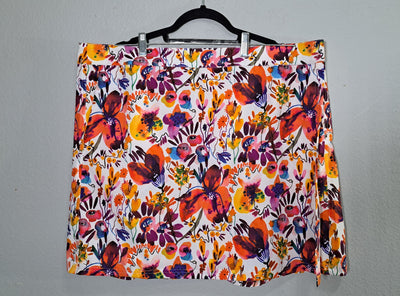 RipSkirt Hawaii Floral Print Wrap Skirt, Colorful Tropical Travel Beach Resort Style, Size XXL 2
