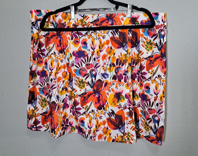 RipSkirt Hawaii Floral Print Wrap Skirt, Colorful Tropical Travel Beach Resort Style, Size XXL 4