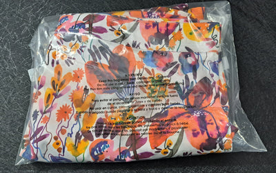 RipSkirt Hawaii Floral Print Wrap Skirt, Colorful Tropical Travel Beach Resort Style, Size XXL 14
