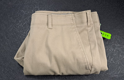 Haggar Men's Comfort Dress Pants Khaki Tan Size 38x29. 12