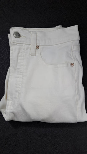 GAP True Skinny Sky High White Jeans Women's Size 27/4 . 14