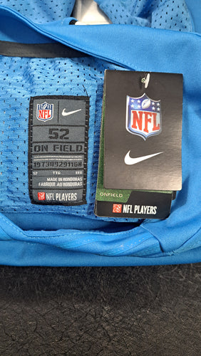 Nike NFL Detroit Lions Matthew Stafford #9 On Field Jersey Size 52 XL Blue Sewn EUC 7