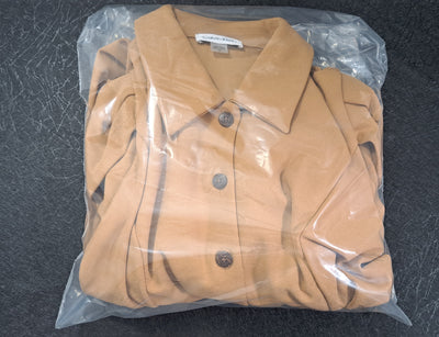 Calvin Klein Women’s Belted Button Front Shirt Dress Size 4 Puff Sleeve, NWT. 15