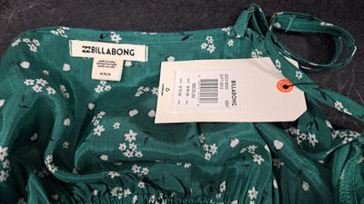 Billabong Soft Seas Emerald Bay Floral Maxi Dress Women's Medium NWT 9