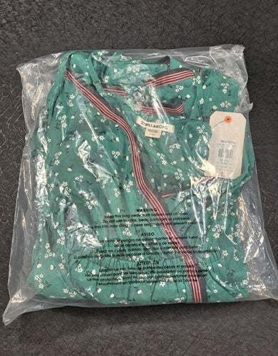 Billabong Soft Seas Emerald Bay Floral Maxi Dress Women's Medium NWT 15