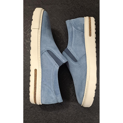 Birkenstock Callan Blue Suede Slip-On Shoes EU 40 US Women’s 9-9.5 / Men’s 7 Casual Comfort 7