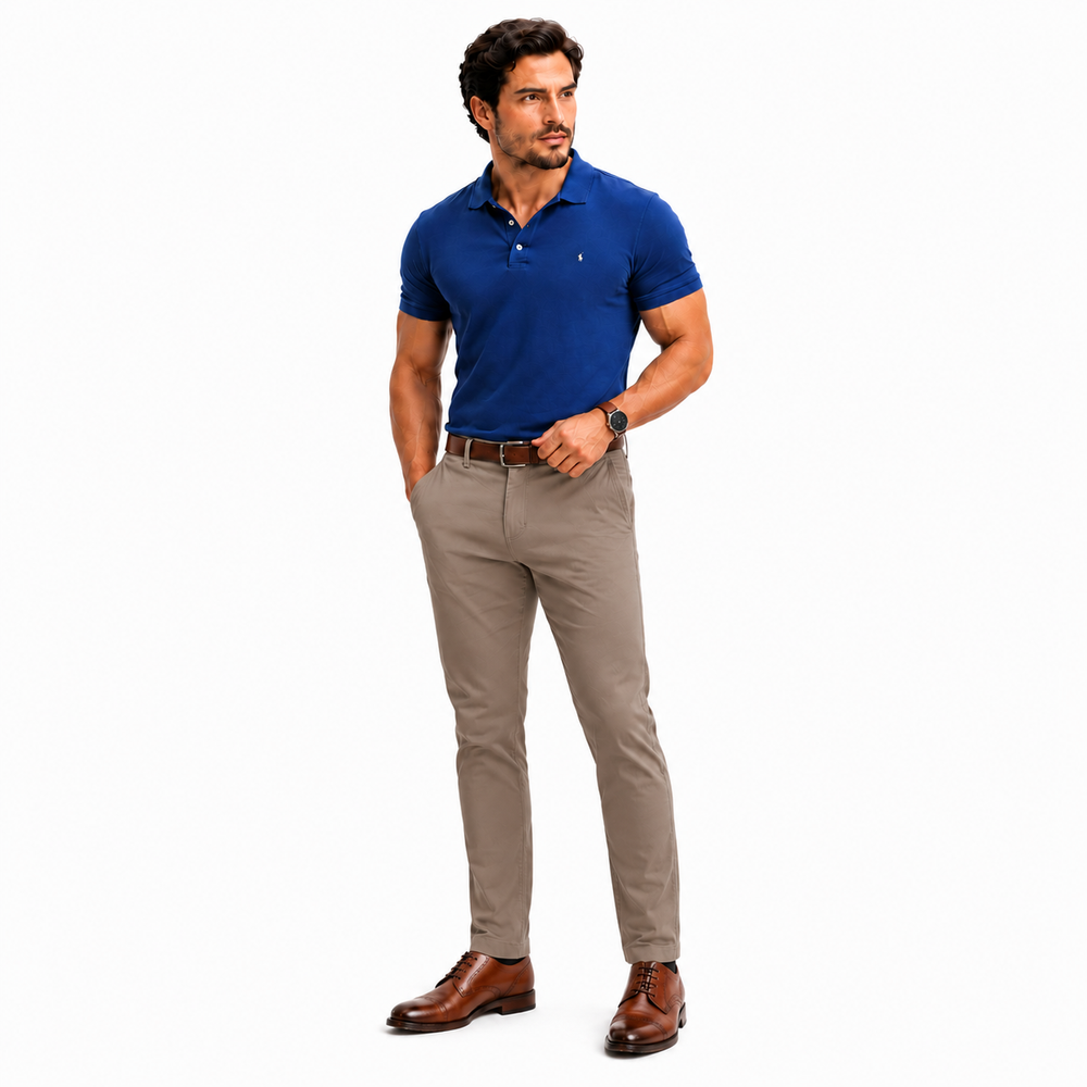 Haggar Men's Comfort Dress Pants Khaki Tan Size 38x29.