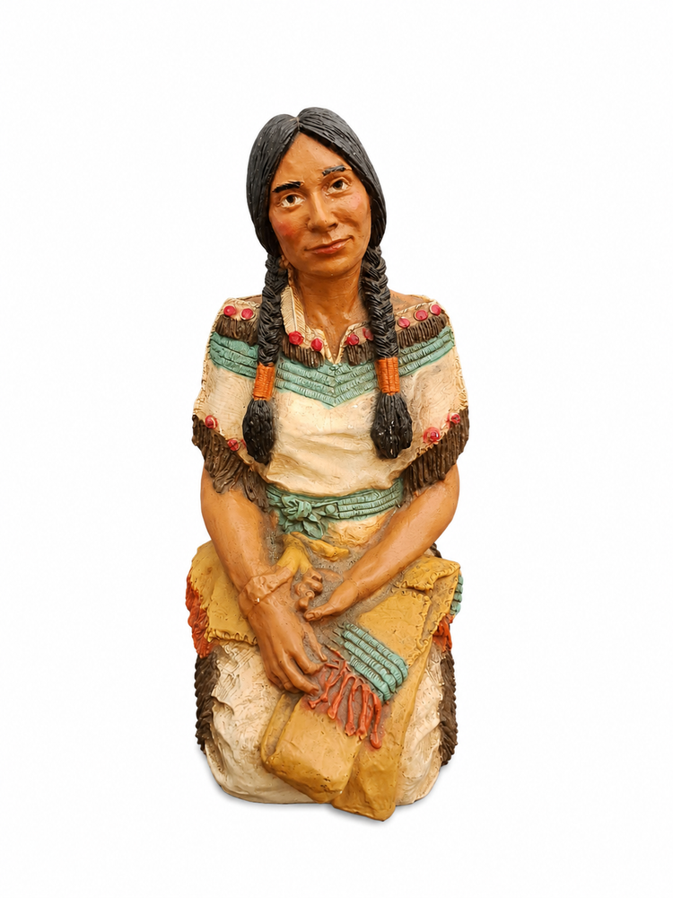 Native American Indian Woman Universal Statuary 1985 Figurine