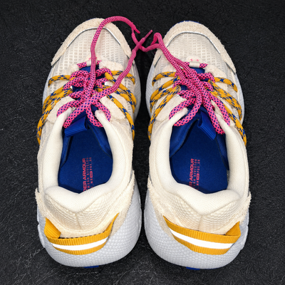 Under Armour Fat Tire Venture Pro Ivory Dune Team Royal Sneakers Men’s 7 / Women’s 8.5 Trail Shoes 8