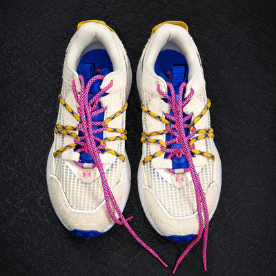 Under Armour Fat Tire Venture Pro Ivory Dune Team Royal Sneakers Men’s 7 / Women’s 8.5 Trail Shoes 5