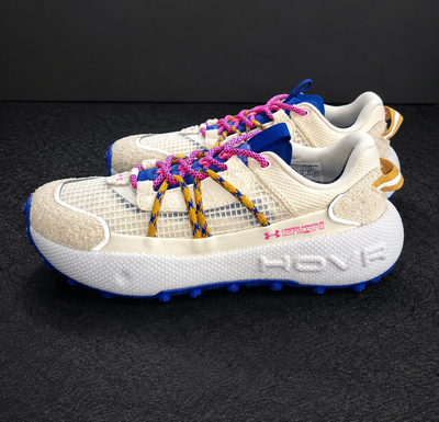 Under Armour Fat Tire Venture Pro Ivory Dune Team Royal Sneakers Men’s 7 / Women’s 8.5 Trail Shoes 3