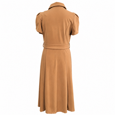Calvin Klein Women’s Belted Button Front Shirt Dress Size 4 Puff Sleeve, NWT. 5