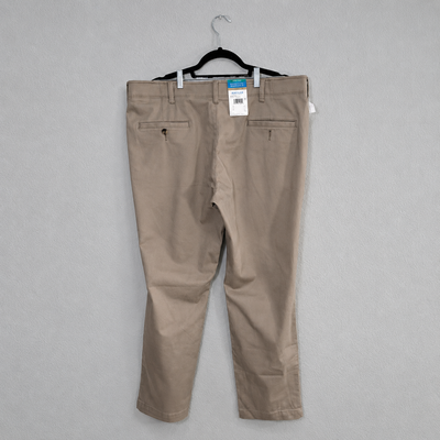 Haggar Men's Comfort Dress Pants Khaki Tan Size 38x29. 11