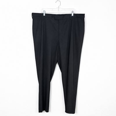 NWT Perry Ellis Portfolio Premilux Men's Dress Pants 42x32 Dark Gray Classic Fit. 2