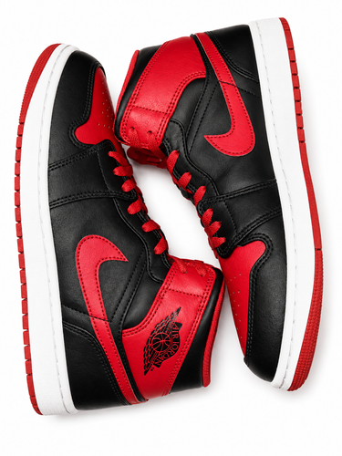 2022 Nike Air Jordan 1 Mid ‘Alternate Bred Men’s Sneakers Size 10. 12