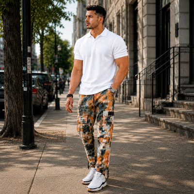 Billionaire Boys Club Men’s Tie-Dye Cargo Pants, Size 34. 9
