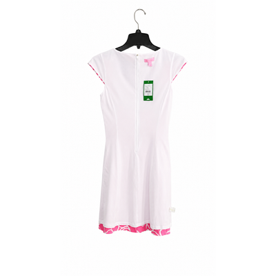 Lilly Pulitzer Desiree Dress XS Pink Strike A Posie Floral Sheath Cap Sleeve NWT. 7