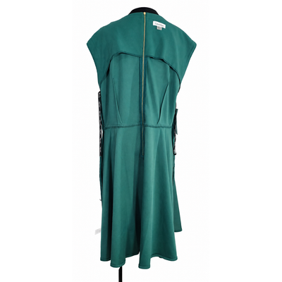 Calvin Klein Women’s Teal Fit & Flare Dress Size 16W Gold Back Zipper, NWT. 7