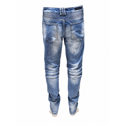 EMBELLISH NYC MENS DISTRESS PATCH JEANS SIZE 38. 5
