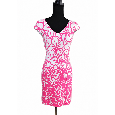 Lilly Pulitzer Desiree Dress XS Pink Strike A Posie Floral Sheath Cap Sleeve NWT. 11