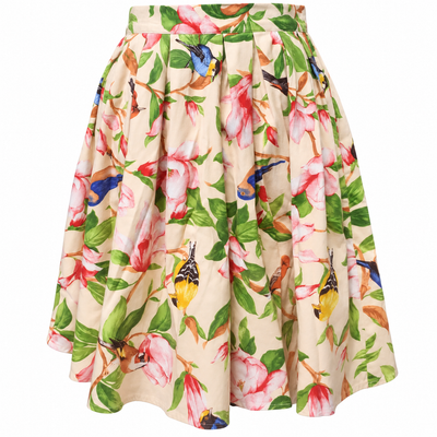Queen Of Holloway Floral Pleated Skirt Size M. 2