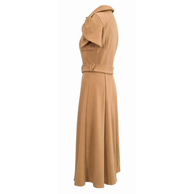 Calvin Klein Women’s Belted Button Front Shirt Dress Size 4 Puff Sleeve, NWT. 9