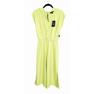Boston Proper Beyond Travel Crop Drawstring Waist Jumpsuit Daiquiri Green XS New With Tags 6