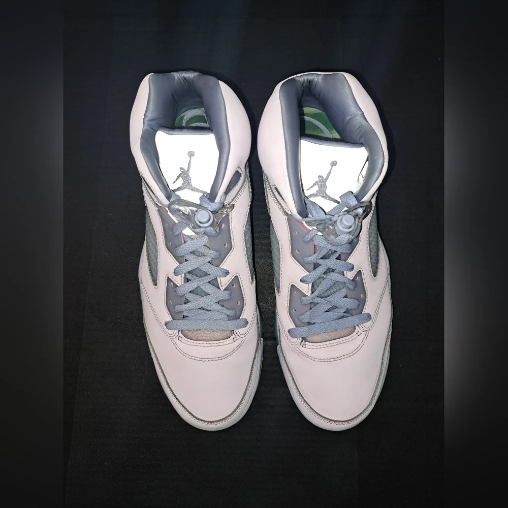 Nike Air Jordan 5 Retro “Easter” Men’s Sneakers – White/Grey, Size 11.
