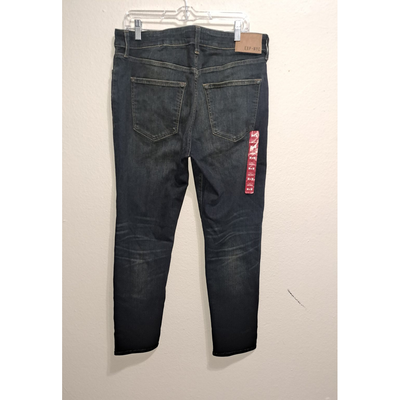 Express Men’s Athletic Slim Hyper Stretch Jeans Size 34x32 Dark Wash Denim NWT 13