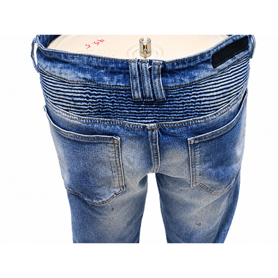 EMBELLISH NYC MENS DISTRESS PATCH JEANS SIZE 38. 10