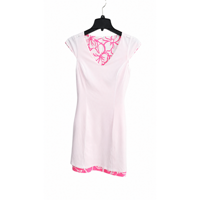 Lilly Pulitzer Desiree Dress XS Pink Strike A Posie Floral Sheath Cap Sleeve NWT. 6