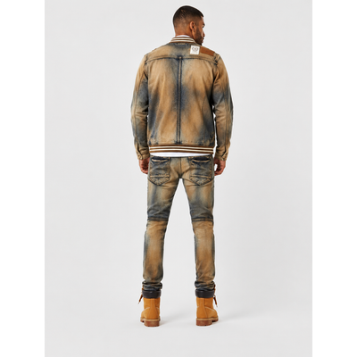 Jordan Craig Men’s Copper Wash Jeans, Size 38/32 4
