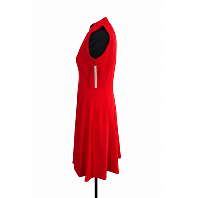 Calvin Klein Red Sleeveless Zip Front Fit & Flare Dress NWT Size 6. 4