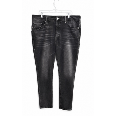 True Religion Rocco Relaxed Skinny Jeans Gray Wash Men's 38x32 Stretch Denim, NWT. 9