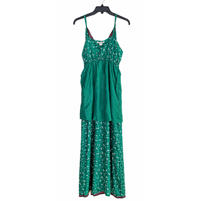 Billabong Soft Seas Emerald Bay Floral Maxi Dress Women's Medium NWT 7