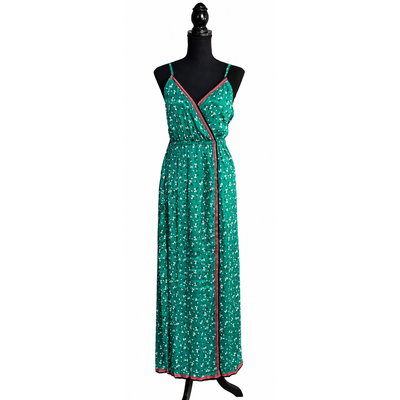 Billabong Soft Seas Emerald Bay Floral Maxi Dress Women's Medium NWT 2