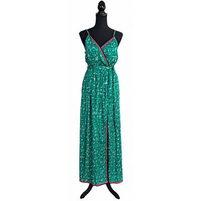Billabong Soft Seas Emerald Bay Floral Maxi Dress Women's Medium NWT 11