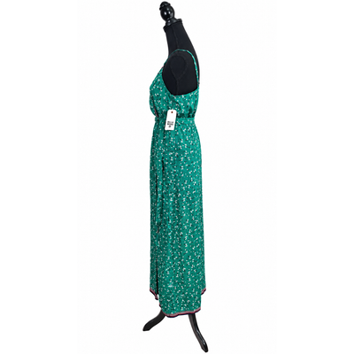 Billabong Soft Seas Emerald Bay Floral Maxi Dress Women's Medium NWT 4